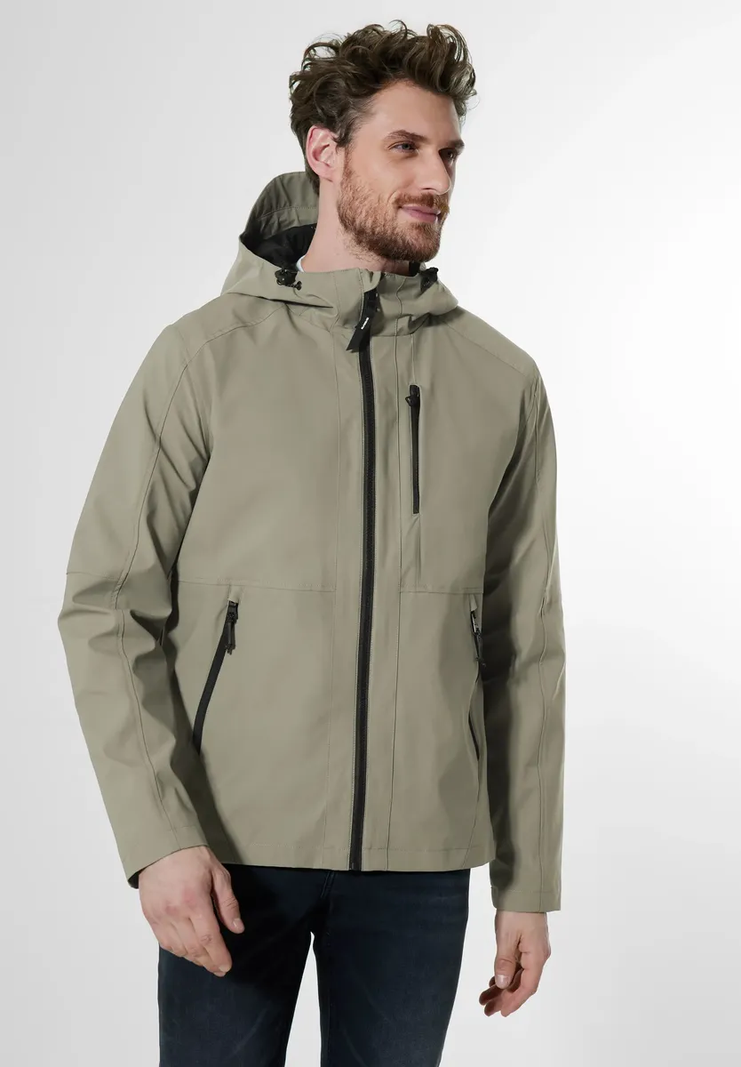 

STREET ONE МУЖСКАЯ короткая куртка, с капюшоном, с капюшоном Street One Men, зеленый
