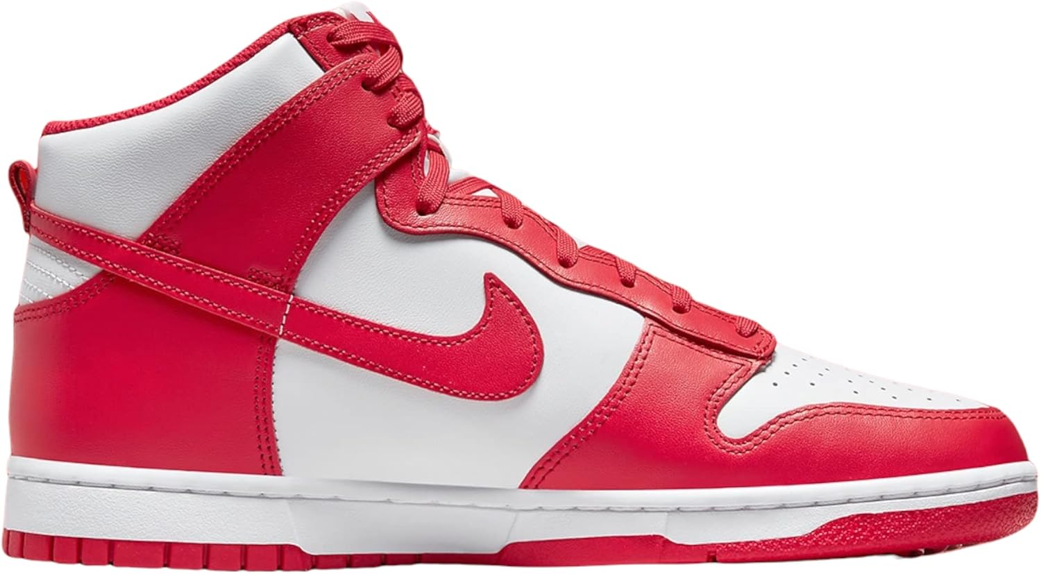 Детские кроссовки Nike Dunk High (Gs) унисекс, красный — фото 2