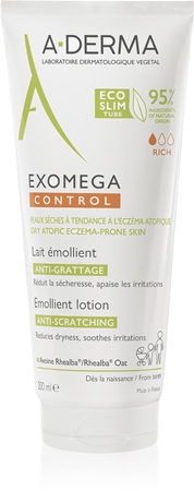 

Молочко для тела против раздражения и зуда кожи A-Derma Exomega Control Emollient Lotion, 200 ml