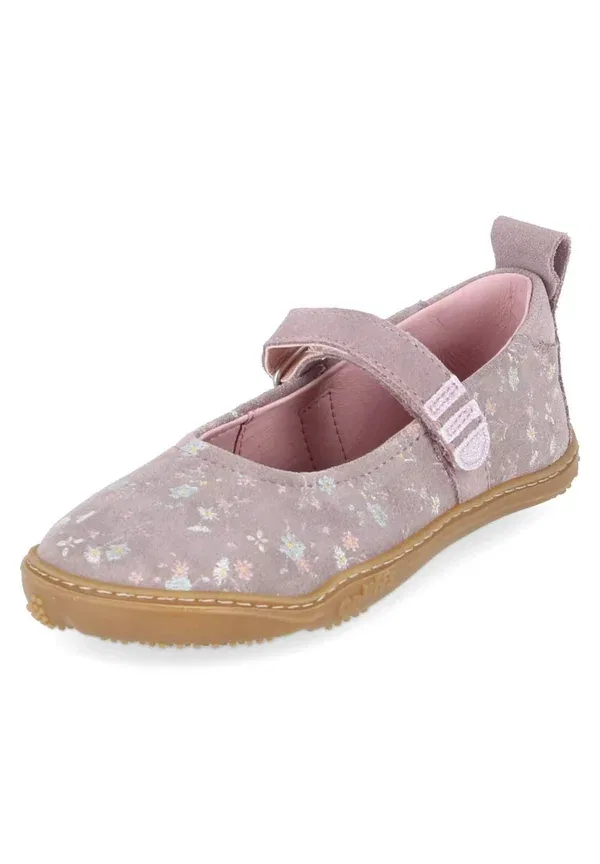 Обувь для босиком Qnuffs kirsche ankle strap ballet pumps, сиреневый (розовый) — фото 2