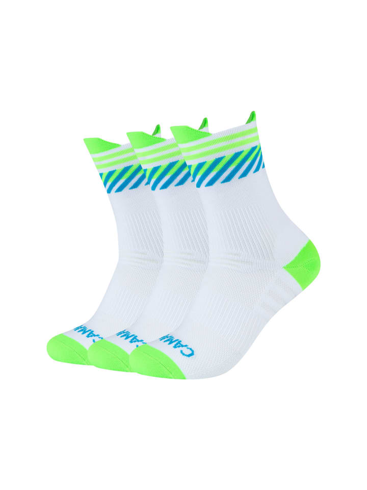 

Camano Спортивные носки для тренировок, легкие, 3 штуки, в цвете "зеленый геккон"