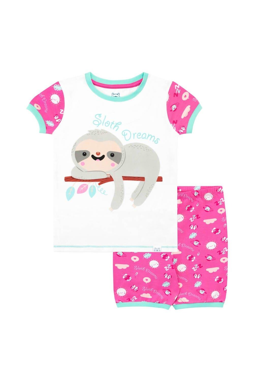 

Короткая пижама Sloth Dreams Harry Bear, розовый