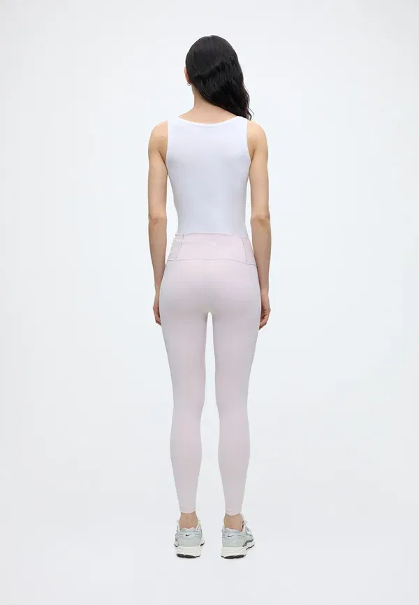 Леггинсы Adidas Performance All Me Rib 7/8, сиреневый — фото 3