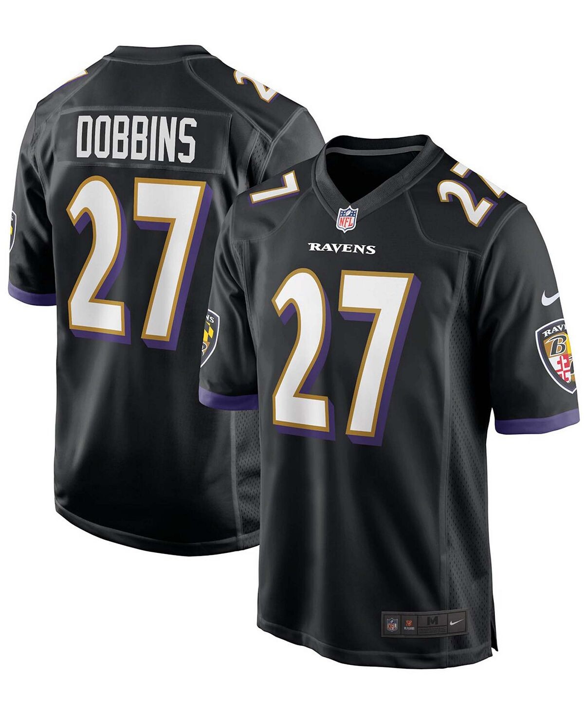 

Мужской J.K. Черная игровая майка Dobbins Baltimore Ravens Nike