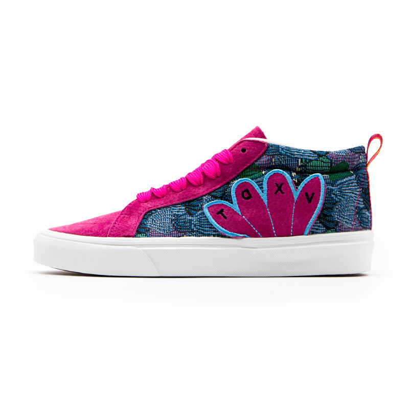 

Кроссовки для скейтборда унисекс средней высоты Fire Dragon Fruit Powder / Camouflage Blue Vxdt