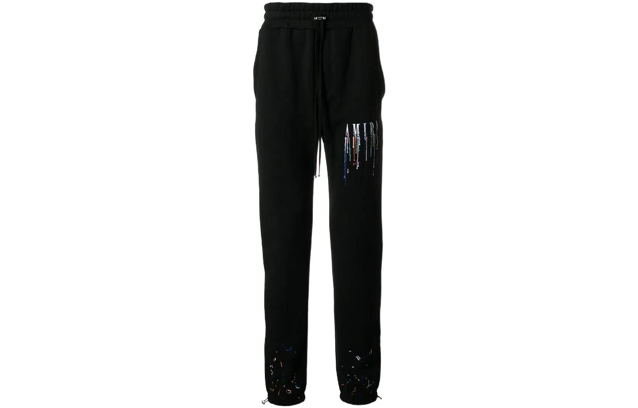 

Спортивные штаны с логотипом Core Paint Drip AMIRI, черный