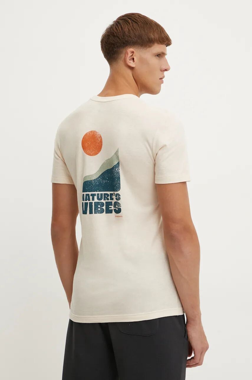 

Спортивная футболка Smartwool Natures Vibes, бежевый