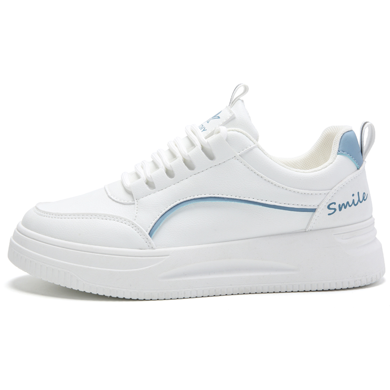 

Водостойкие кроссовки Rebound Low-Top для скейтбординга для детей и подростков ZIJIAN, белый/синий