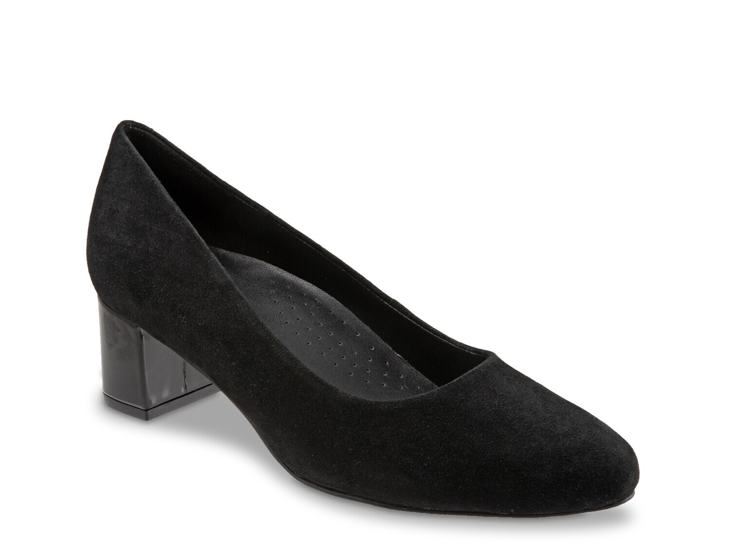 Туфли замшевые Trotters Kari Pump, черный