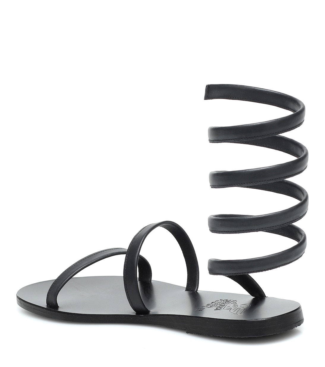 Сандалии из кожи Офис Ancient Greek Sandals, черный — фото 3