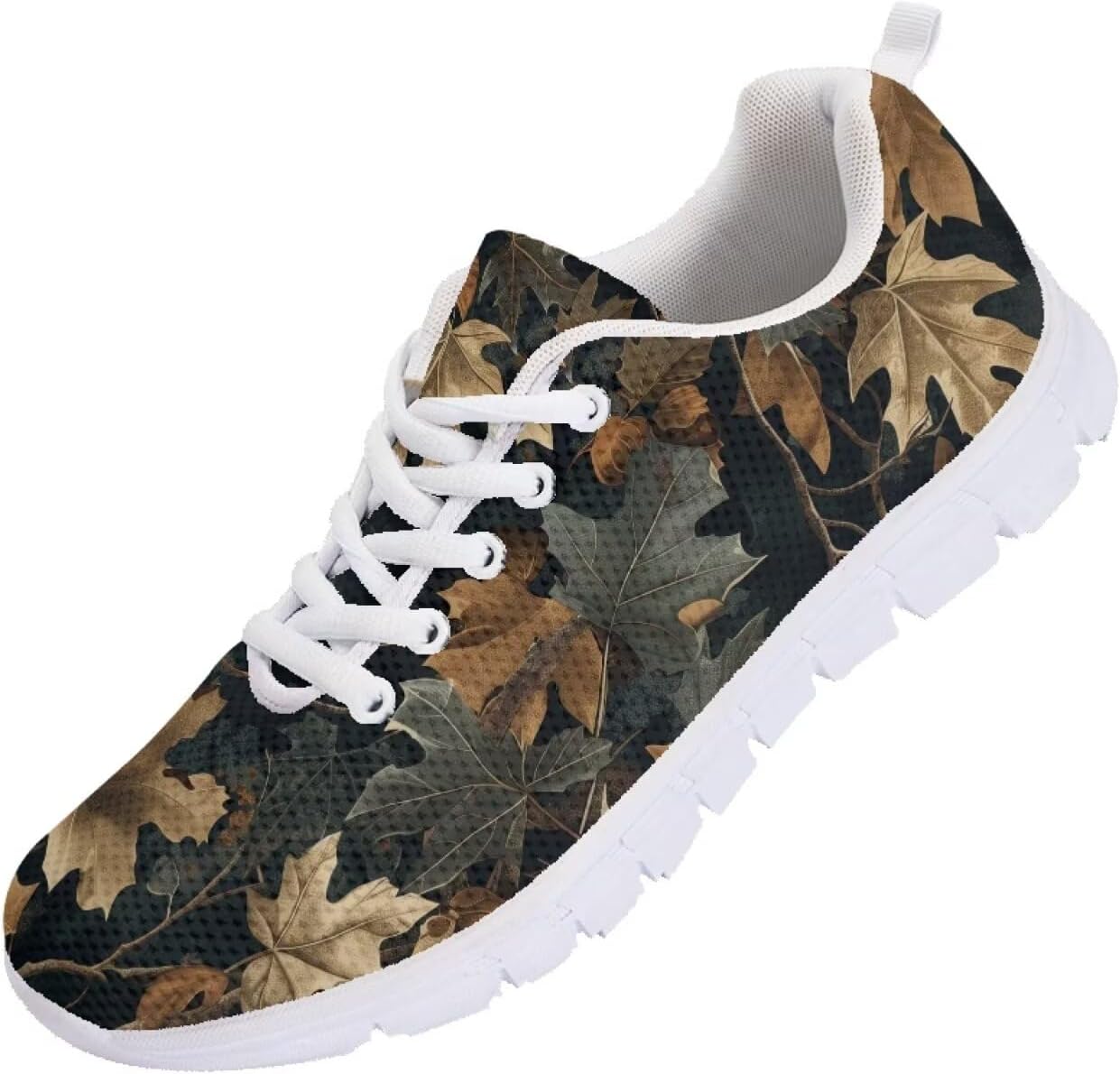 

Мужские кроссовки Forchrinse для бега с шнуровкой, легкие спортивные теннисные кроссовки для ходьбы, Camouflage Hunting Print