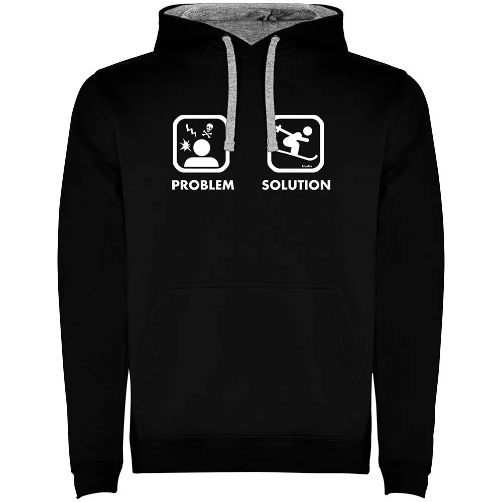 

Худи Kruskis Problem Solution Ski Two-Colour, черный