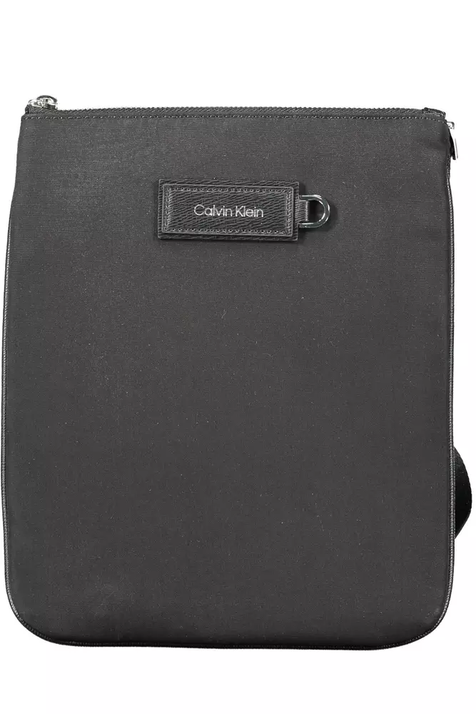 

Черная мужская сумка из полиэстера через плечо Calvin Klein