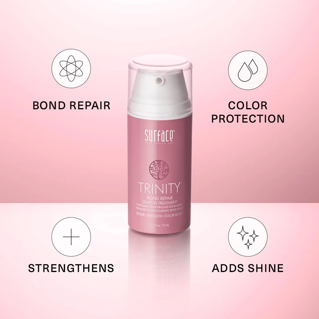 Аксессуар SURFACE Hair Trinity Bond Repair - Освежение, прозрачный финиш и очищение - 2, 3 жидких унции — фото 4