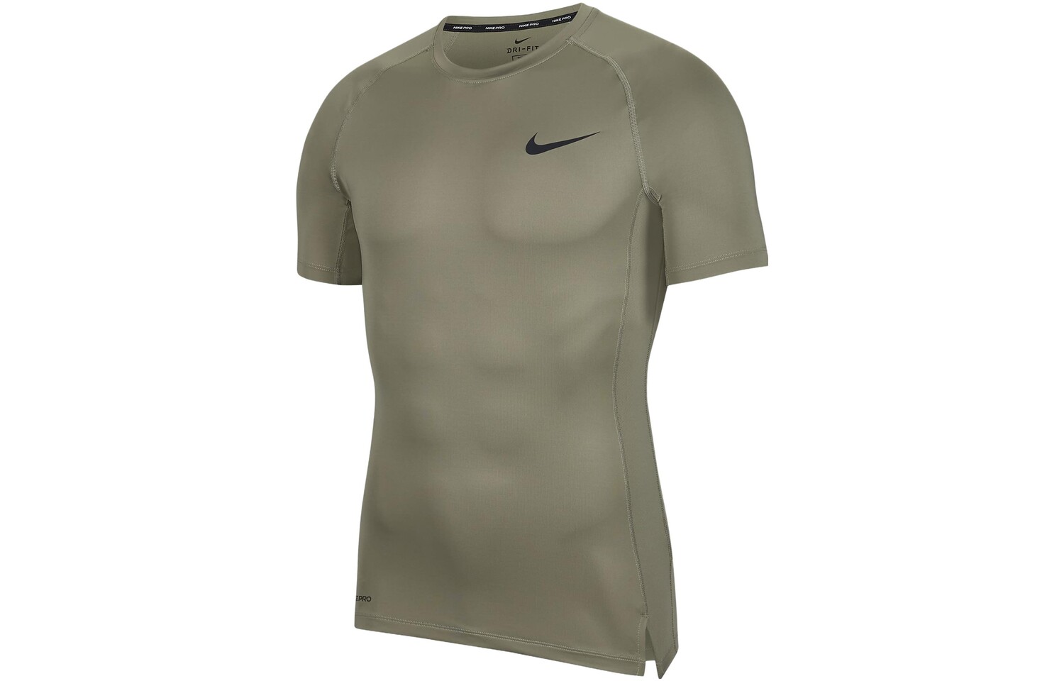 

Футболка мужская светло-армейская зеленая/черная Nike, черный