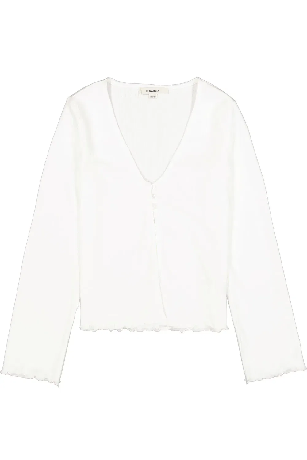 Кардиган короткий, хлопок, Garcia, off white