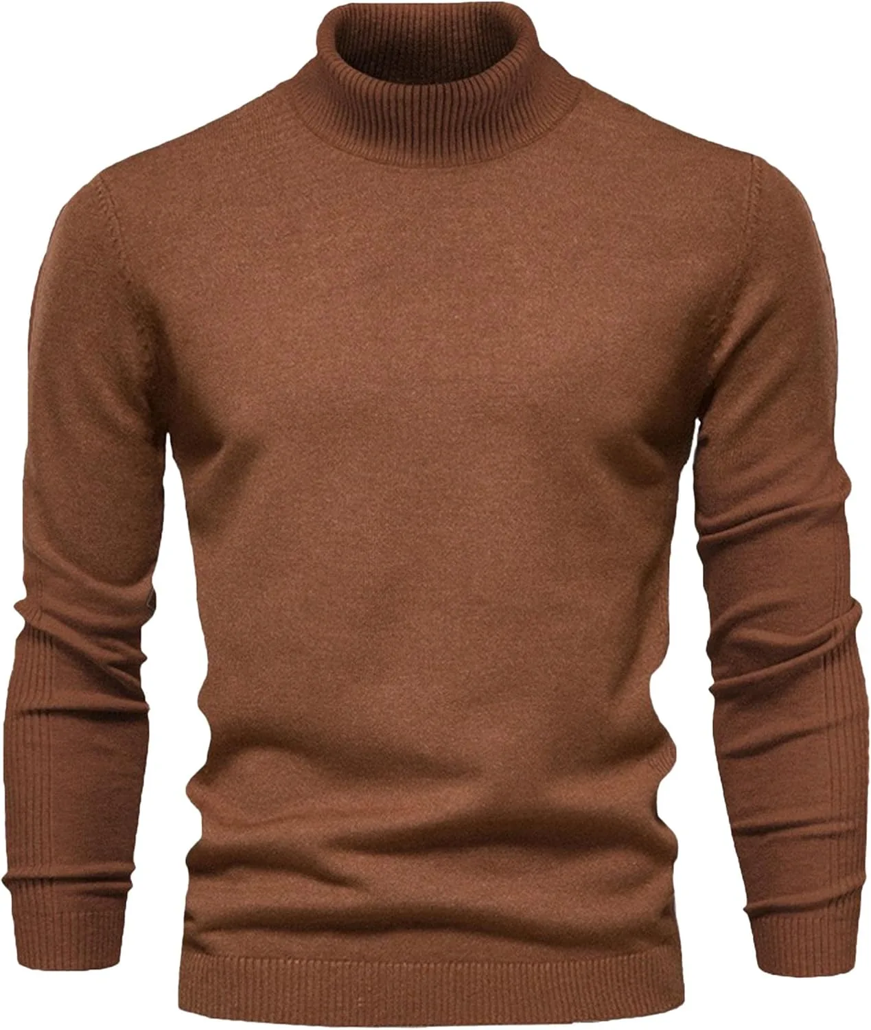 

Мужской вязаный свитер Slim Fit с круглым вырезом QOAAIE