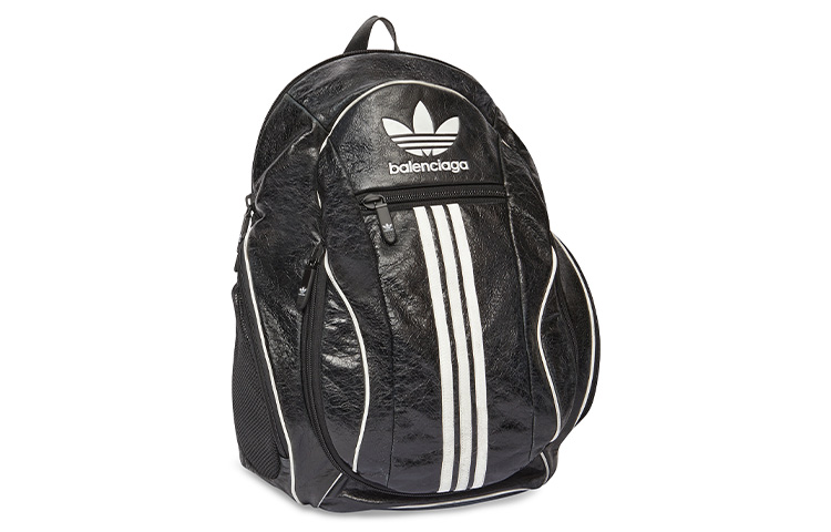 Balenciaga Большой рюкзак Adidas черно-белый — фото 2