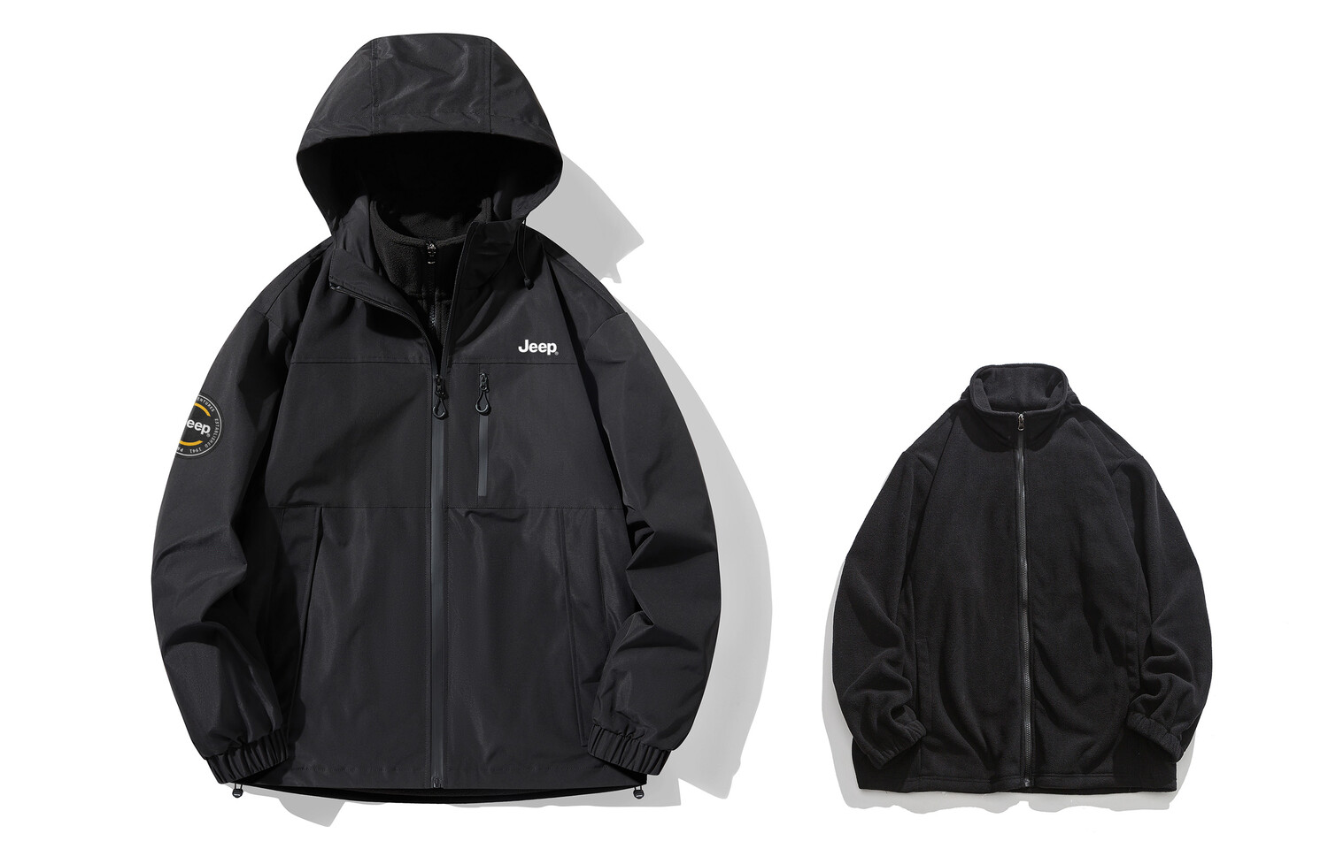 

Куртка унисекс Jeep, цвет Pure Black (3-In-1)