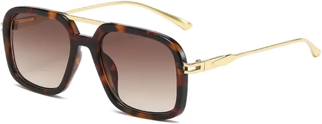 

Женские дизайнерские ретро-солнцезащитные очки в оправе из сплава, большие солнцезащитные очки, роскошные солнцезащитные очки в винтажном стиле с градиентом, мужские и женские SZVVBKK, Tyj365-4