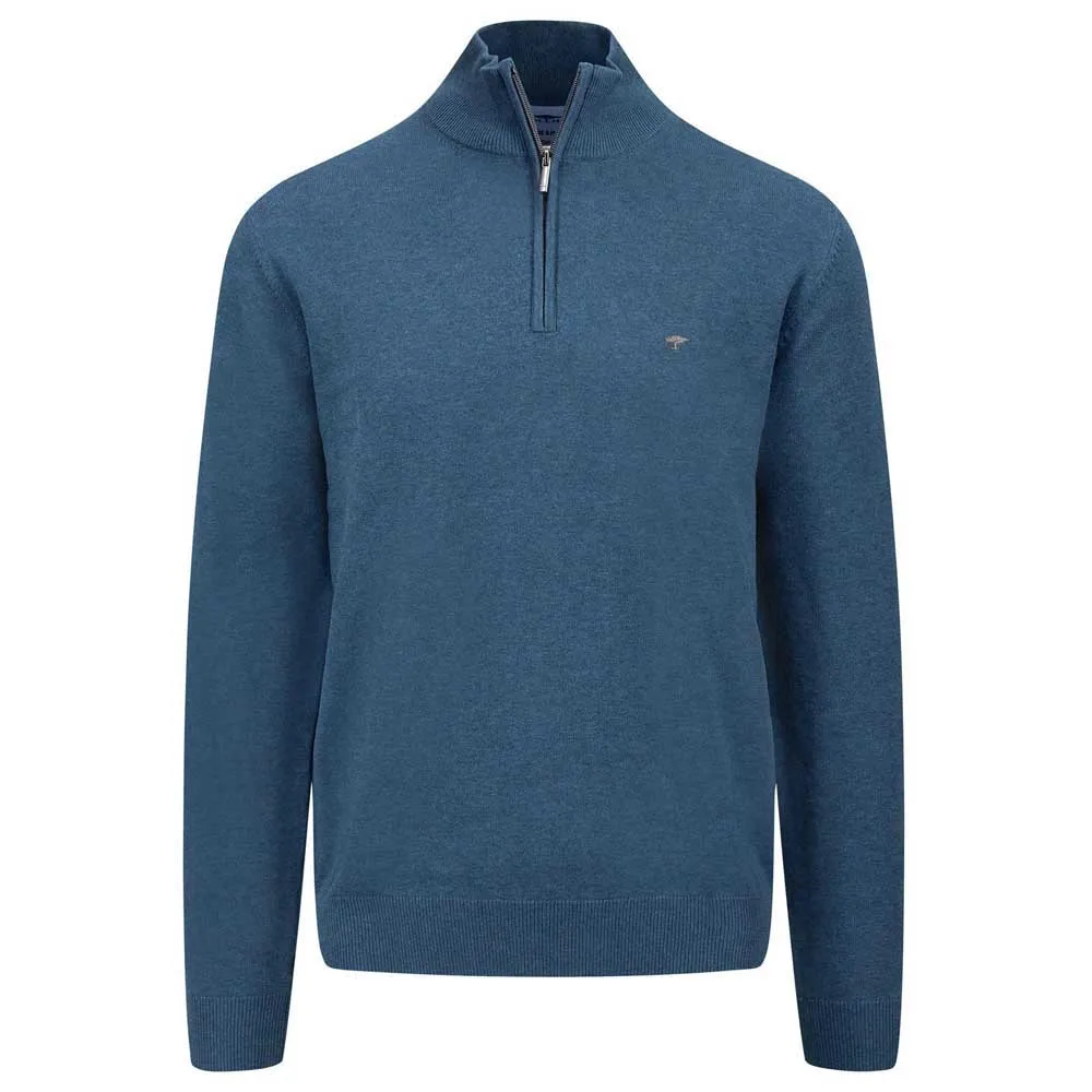 

Свитер Fynch Hatton 1414215 half zip, синий