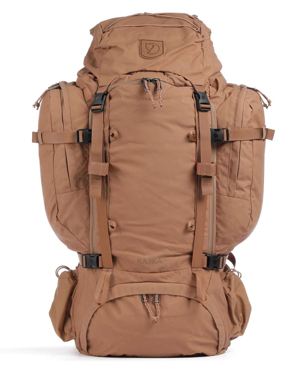

Треккинговый рюкзак Kajka 75 M/L переработанный полиамид, винилон Fjällräven, коричневый