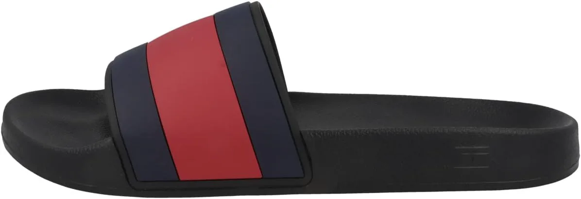 

Tommy Hilfiger Men's Rubber Th Flag Pool Slide Fm0fm04236Slide, черный