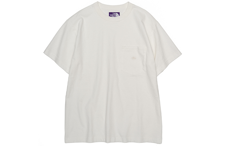 

THE NORTH FACE PURPLE LABEL Футболка унисекс белая, Белый, THE NORTH FACE PURPLE LABEL Футболка унисекс белая