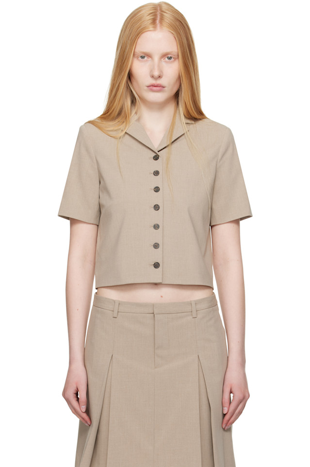 

Куртка Beverly Sandy Liang, цвет taupe