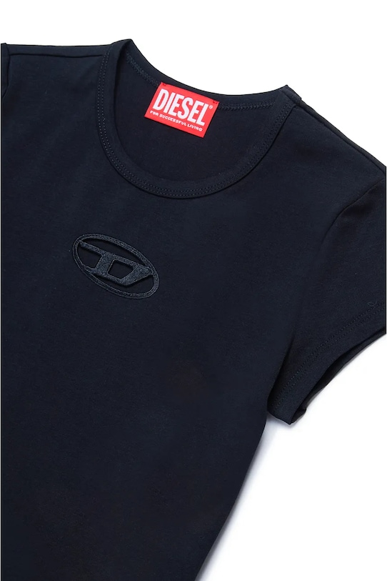 Детская хлопковая футболка TANGIE T-SHIRT Diesel, черный — фото 3