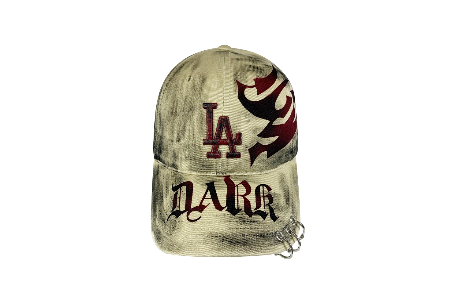 

MLB Хлопковая бейсболка унисекс цвета хаки с красным, Khaki Red