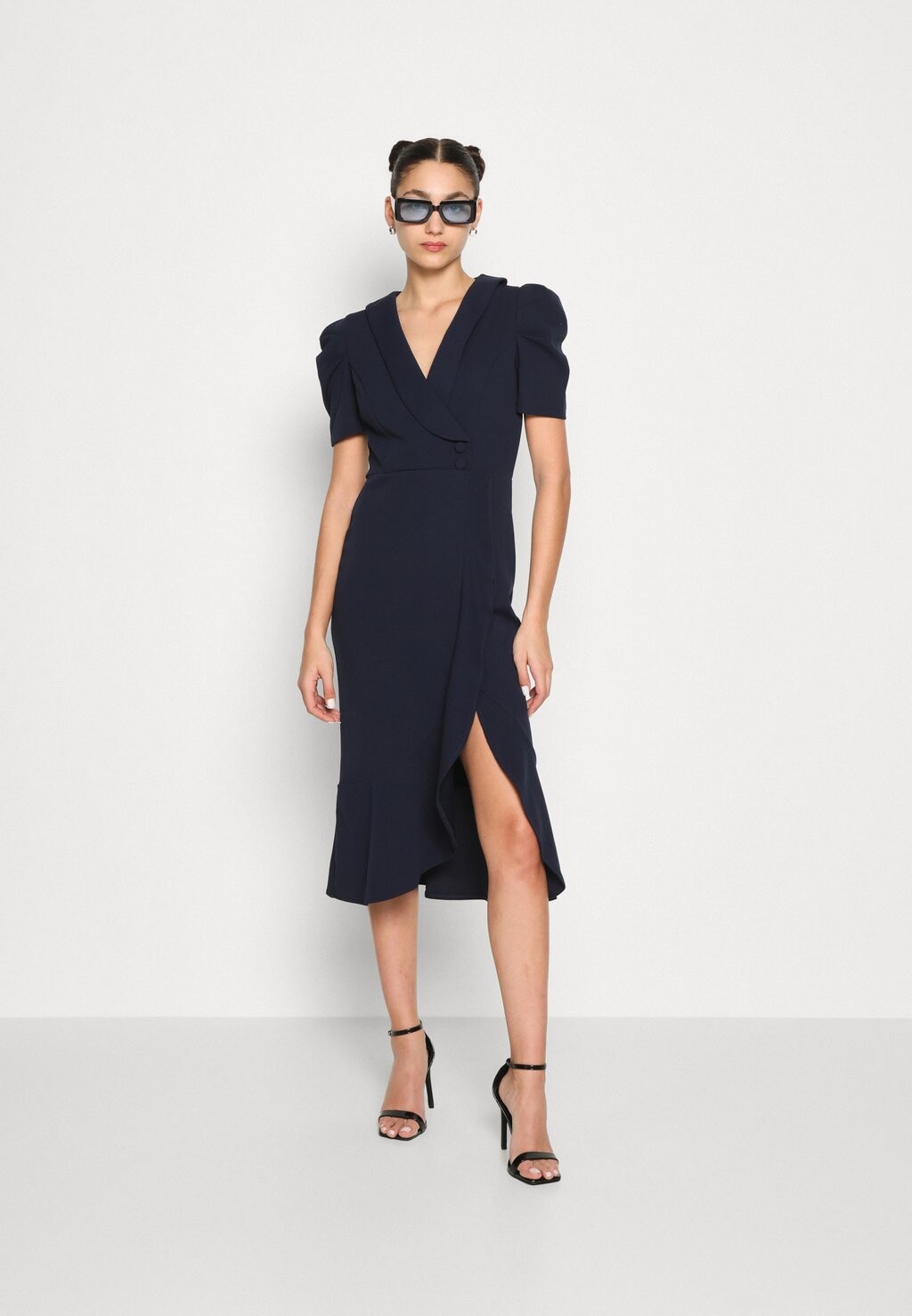 

Платье из джерси VICLARA MIDI DRESS VILA, темно-синий