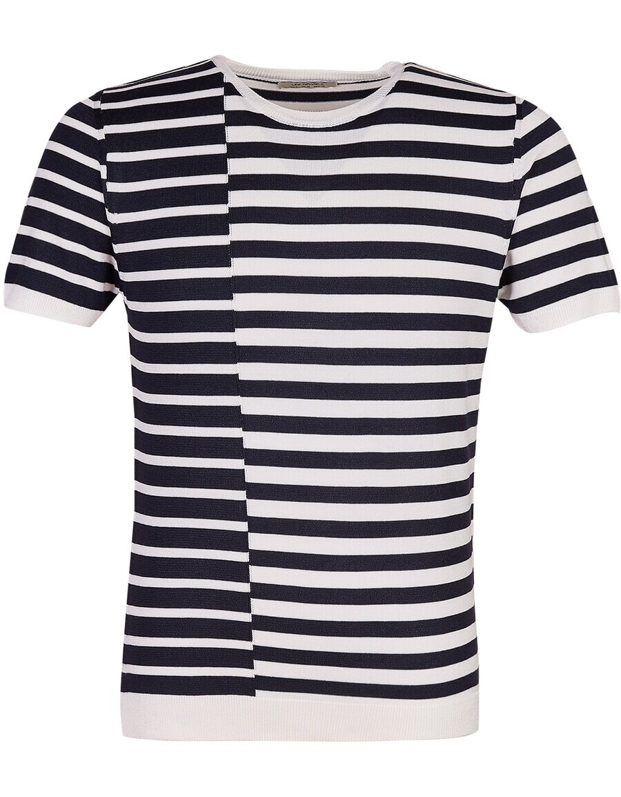 

Классическая футболка Leif Nelson Shirt, цвет cream/blue