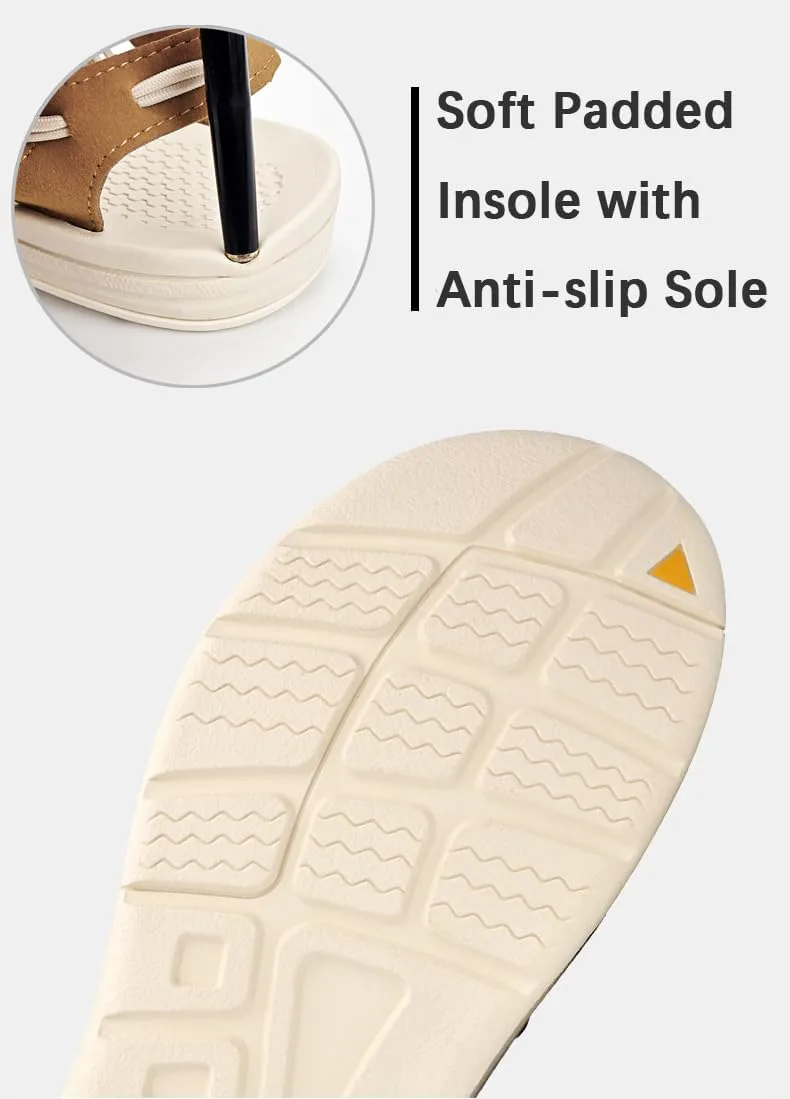 

Мужские спортивные сандалии из веревки, рыбацкая обувь, мужские ручные плетеные туфли, удобные и легкие пляжные сандалии из шнура Proptmina, бежевый