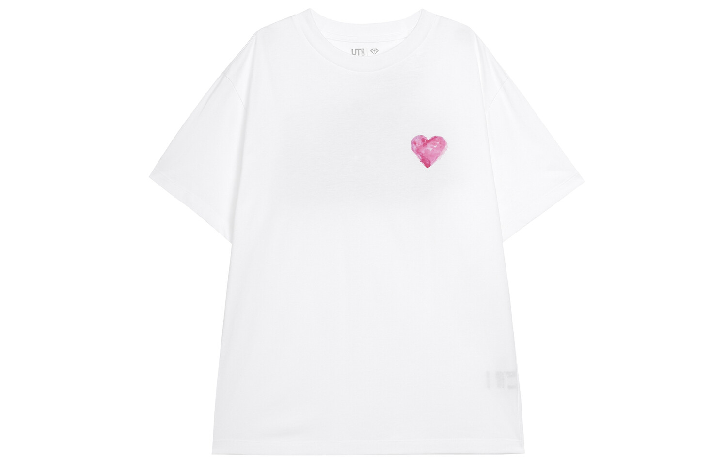 

TREASURE Co-brand футболка унисекс белая Uniqlo, белый