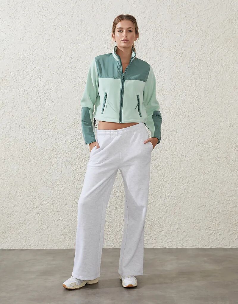 

Спортивные брюки Cotton On Plush прямого кроя серого цвета Cotton On