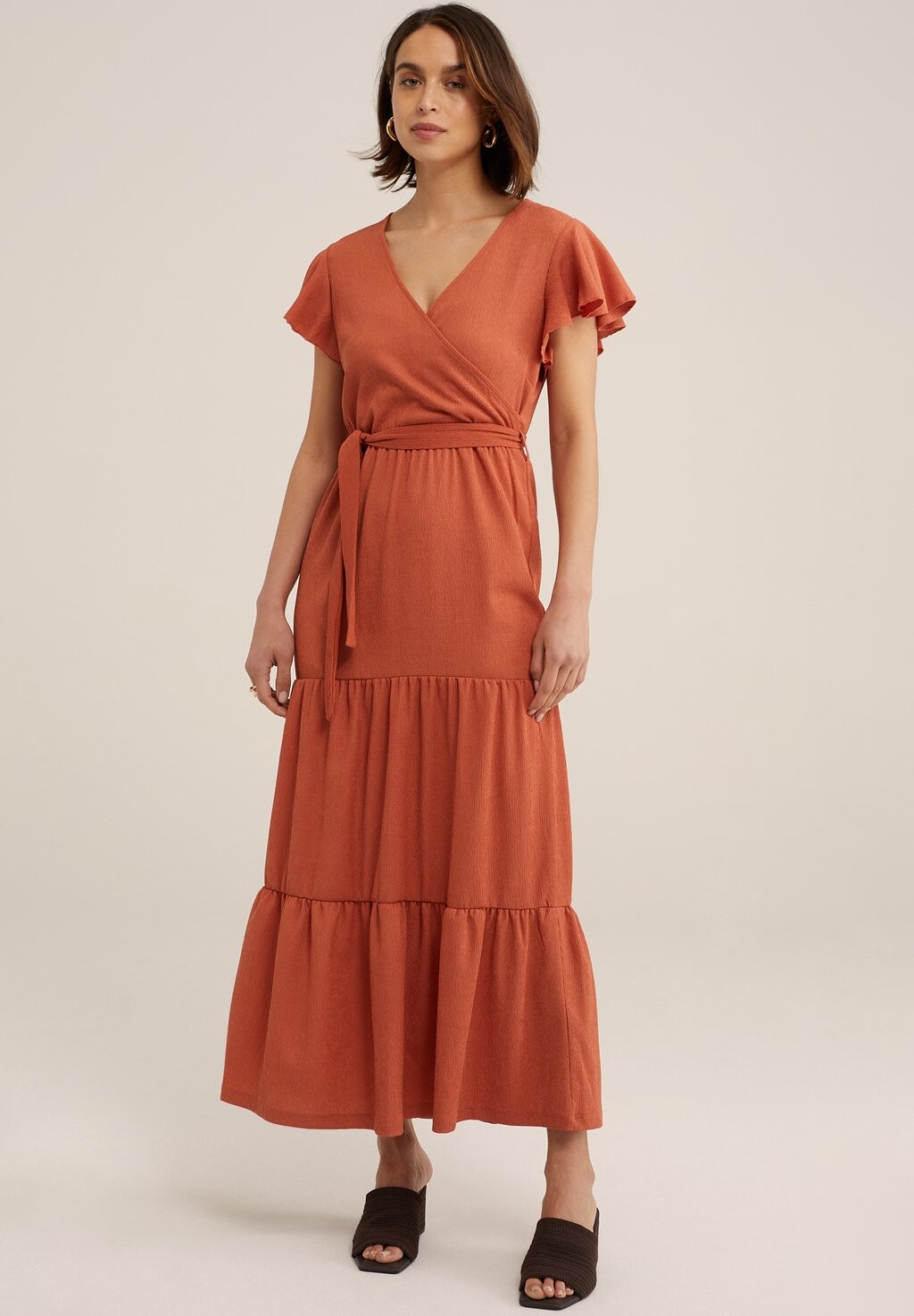 

Платье из джерси WE Fashion, цвет brown
