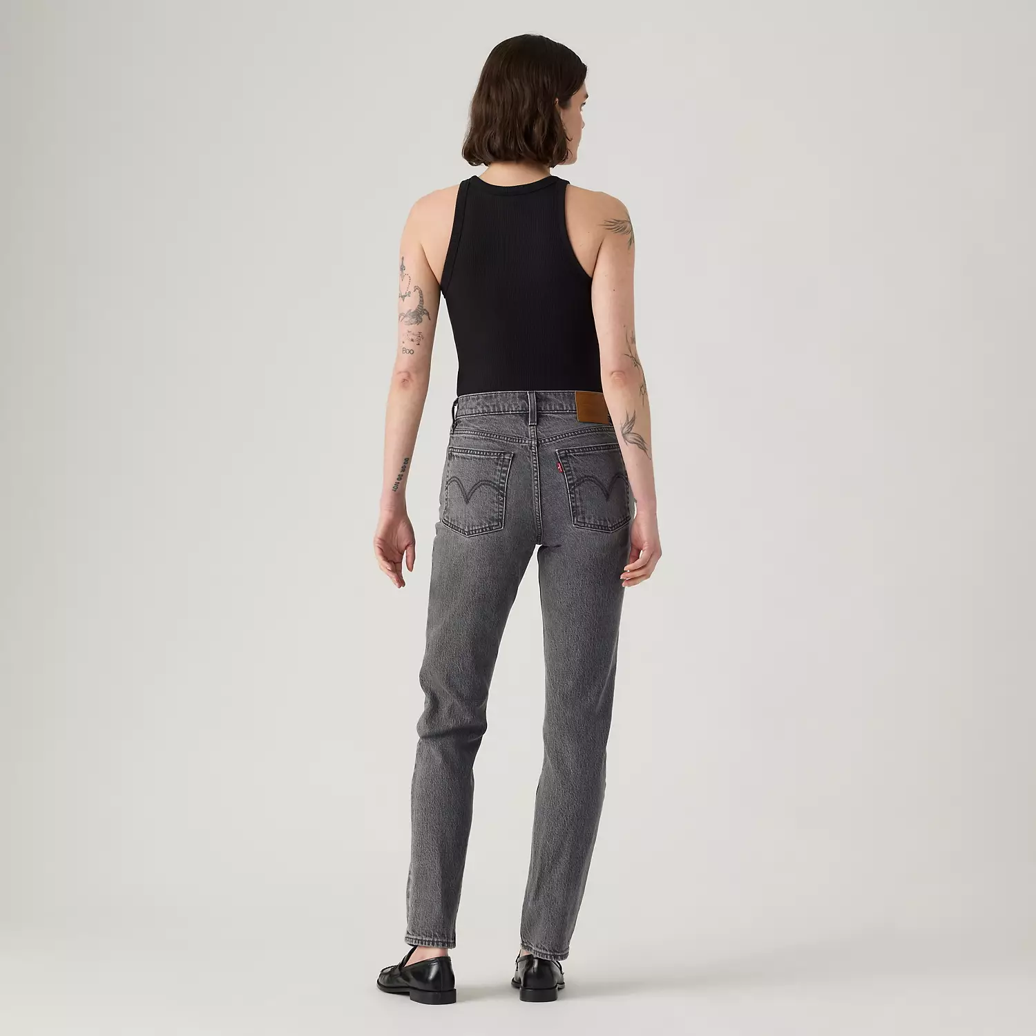 Женские джинсы Wedgie Slim Fit Levi's, цвет After Hours - Grey — фото 3
