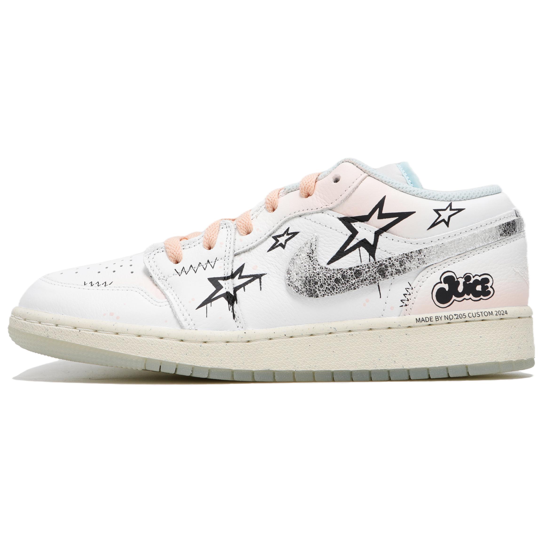 

Jordan Air 1 нескользящие устойчивые к истиранию низкие детские баскетбольные кроссовки dusty pink для подростков