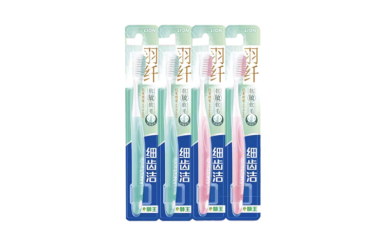 

Щетки зубные King Sensitive Skin With Fine Teeth And Perception Allergy, набор 4 шт/6 шт LION, 【4Pcs】Toothbrushes With Hypersensitivity