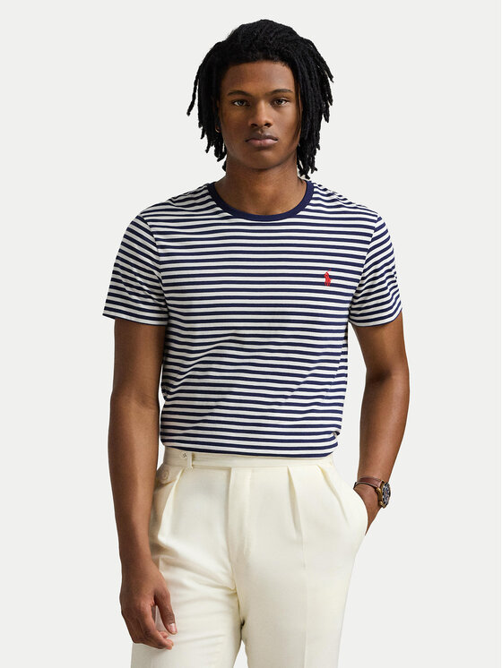 

Футболка облегающего кроя на заказ 710956828001 Polo Ralph Lauren, синий