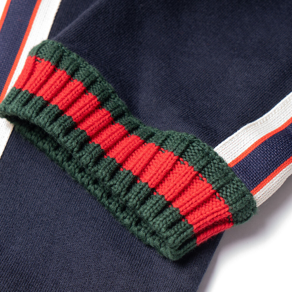 Детские спортивные штаны Gucci, темно-синий — фото 4