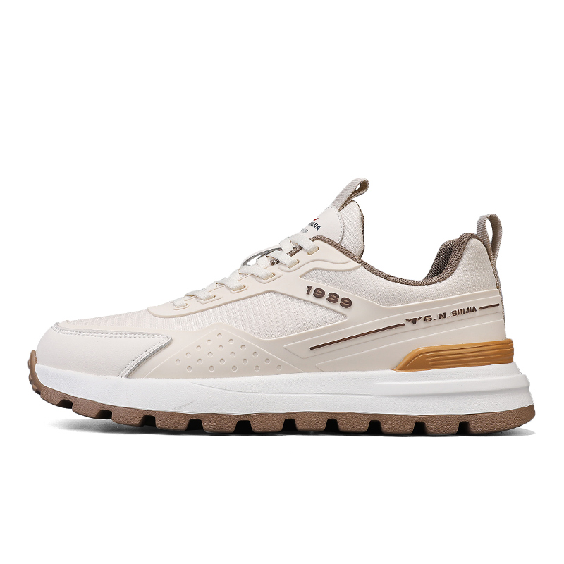 

Низкие повседневные кроссовки для мужчин G.N.SHIJIA, бежевый