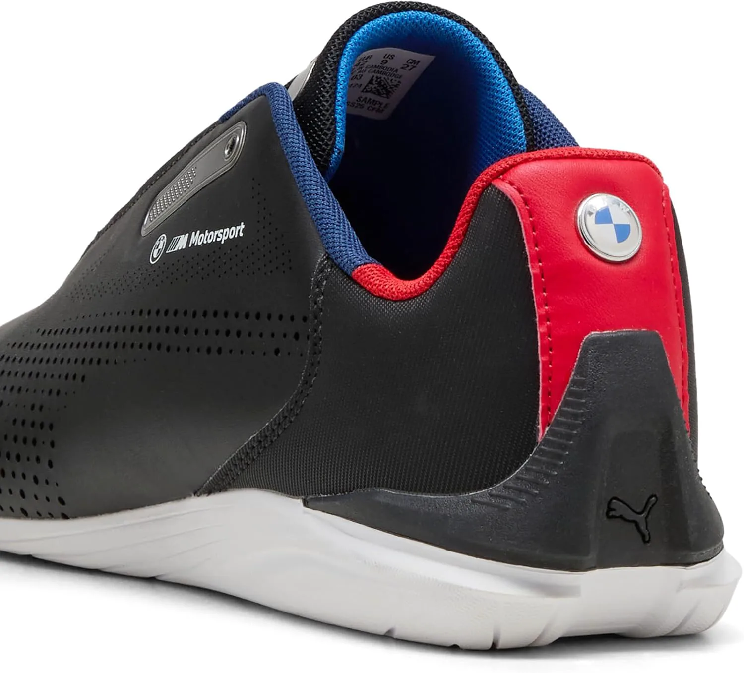 Мужские кроссовки Puma BMW Motorsport Drift Cat Decima, черный/синий — фото 2