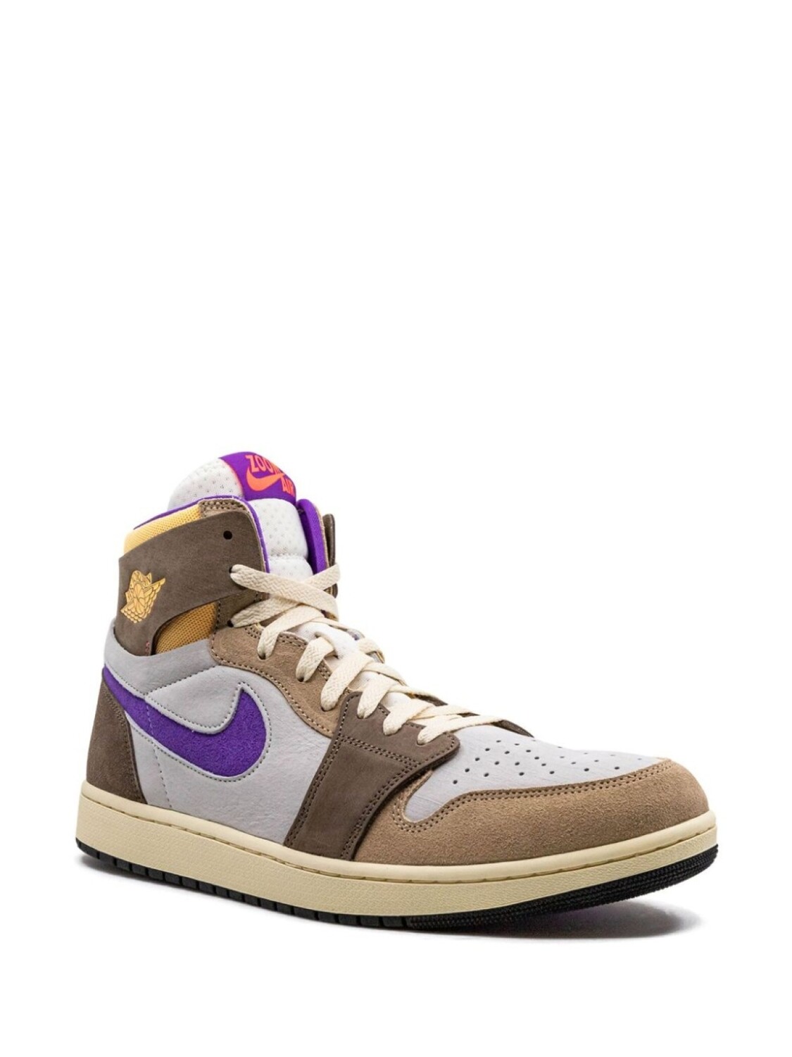 Jordan кроссовки Air Jordan 1 High Zoom Air CMFT 2 Palomino/Wild Berry, коричневый — фото 2