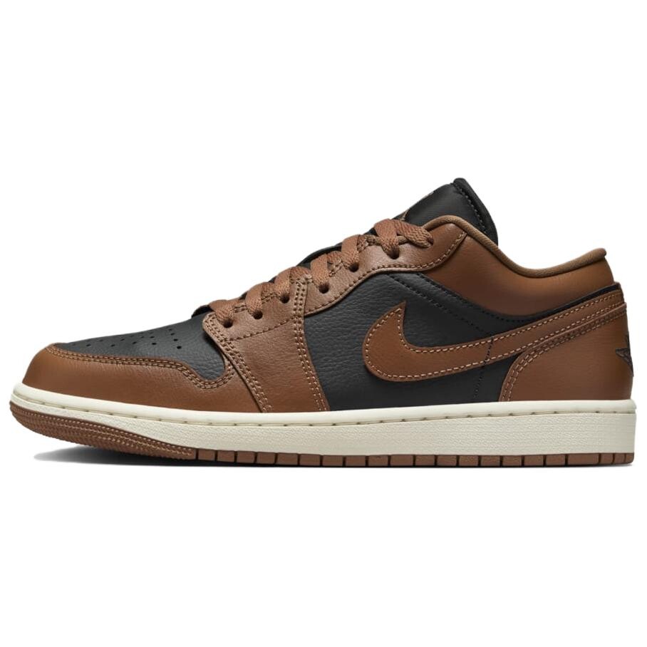 

Кроссовки Air Jordan 1 Vintage Basketball Shoes Women's Low-top Brown, коричневый