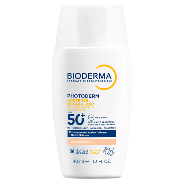 

Ультралегкий детокс-флюид для лица spf50+ 01, 40 мл Bioderma Photoderm xdefense, цвет 01