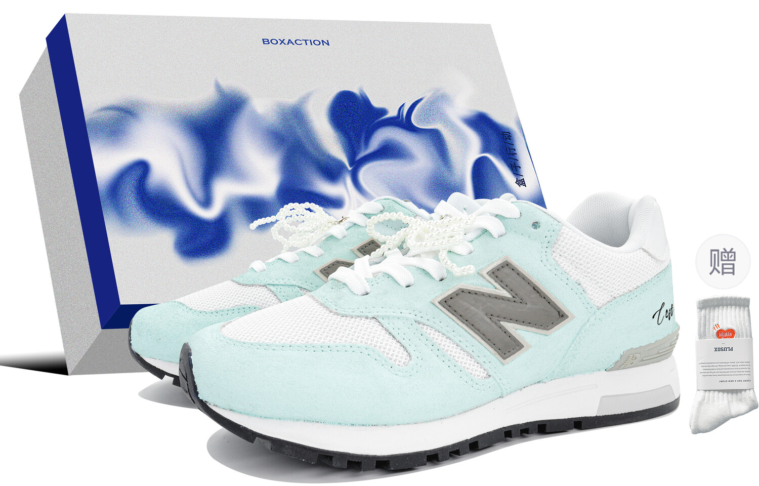 

Кроссовки NB 565 унисекс с низким верхом мятно-зеленого цвета New Balance