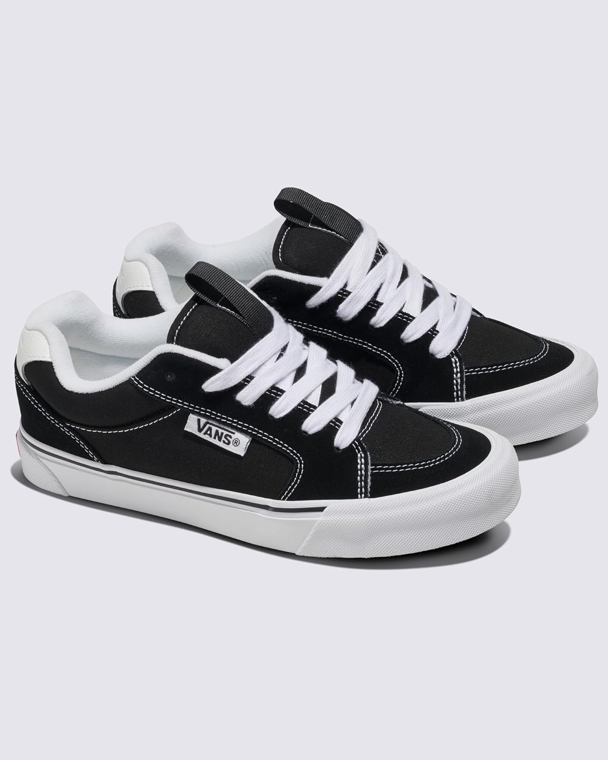 Кеды VANS Unisex Chukka Push, Массивные модные кроссовки в стиле Y2K для скейтборда для мужчин и женщин, черно-белые, размер 6.5/8 — фото 4