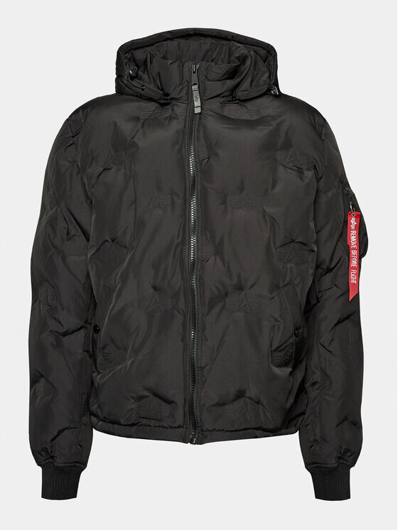 

Пуховик стандартного кроя Alpha Industries, черный